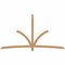 Ekena Millwork Davenport Timber Gable Bracket, Western Red Cedar, 108"W x 58"H x 1 1/2"D x 3 1/2"F, 13/12 Pitch GBW108X58X0204DAV00SWR - alternate 1